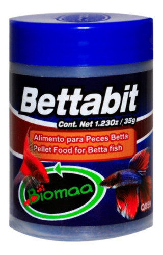 Alimento Para Peces Betta 25 Gr. 50 Piezas Bettabit