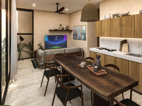 Departamento Con Amenidades En Dzitya, Modelo B,. A15