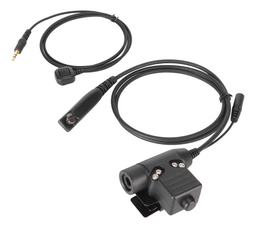 Cable Adaptador Ptt Para Auriculares Push To Talk, Portátil