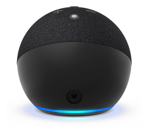 Imagen 3 de 5 de Amazon Echo Dot 5th Gen con asistente virtual Alexa negro 110V/240V