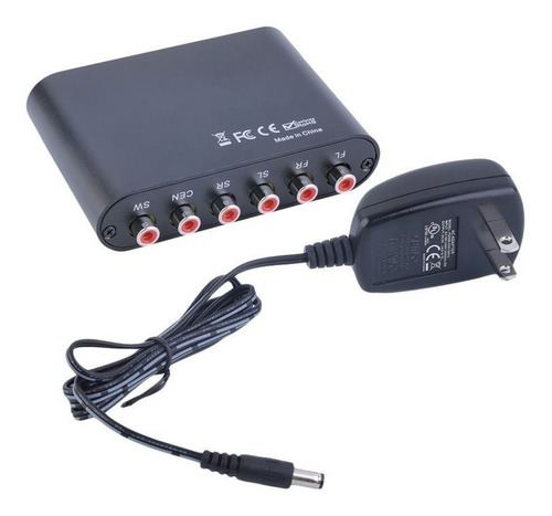 Conversor Audio Digital Toslink Coaxial A Analogico 5.1 220v