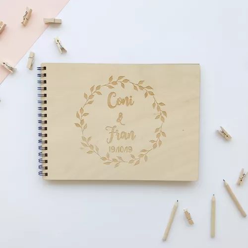 Álbum Libro De Firmas Personalizado Casamiento Cumpleaños