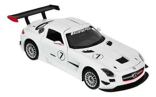 Motor Max Mercedes Benz Amg Gt3 1:24 Color Blanco 7
