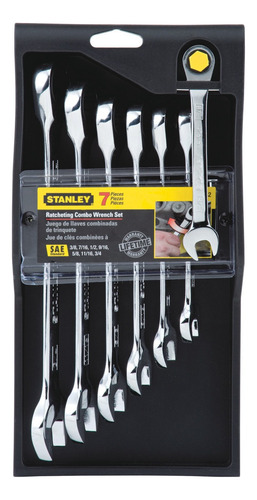 Juego De 7 Llaves Combinadas Stanley 94-542w