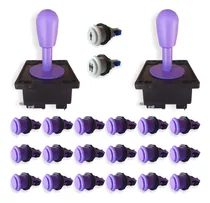 Comprar Kit 18 Botões Nylon Lilás + Player 1 + Player 2 + 2 Comandos