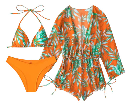 T Bikini De Retazos Para Mujer Con Almohadilla Para Pecho