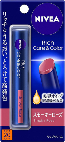 Bálsamo Labial Nivea Rich Care&color Spf20+ Smoky Rose