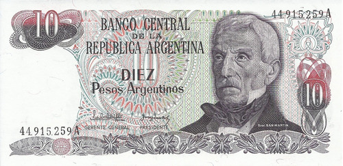 Argentina 10 Pesos 1983