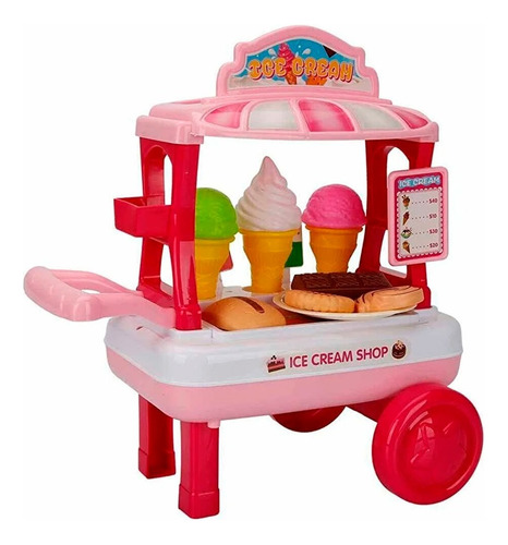 Carrito Comiditas Juguete - Set Helado Foodkart Magnific