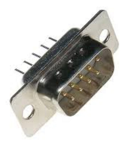 Conector Macho Db9 Para Impreso Recto D Sub X 10 Un