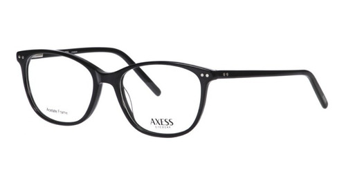 Armazón Axess 5067 Shiny Black 54-18-140  + Micas Ar Gratis