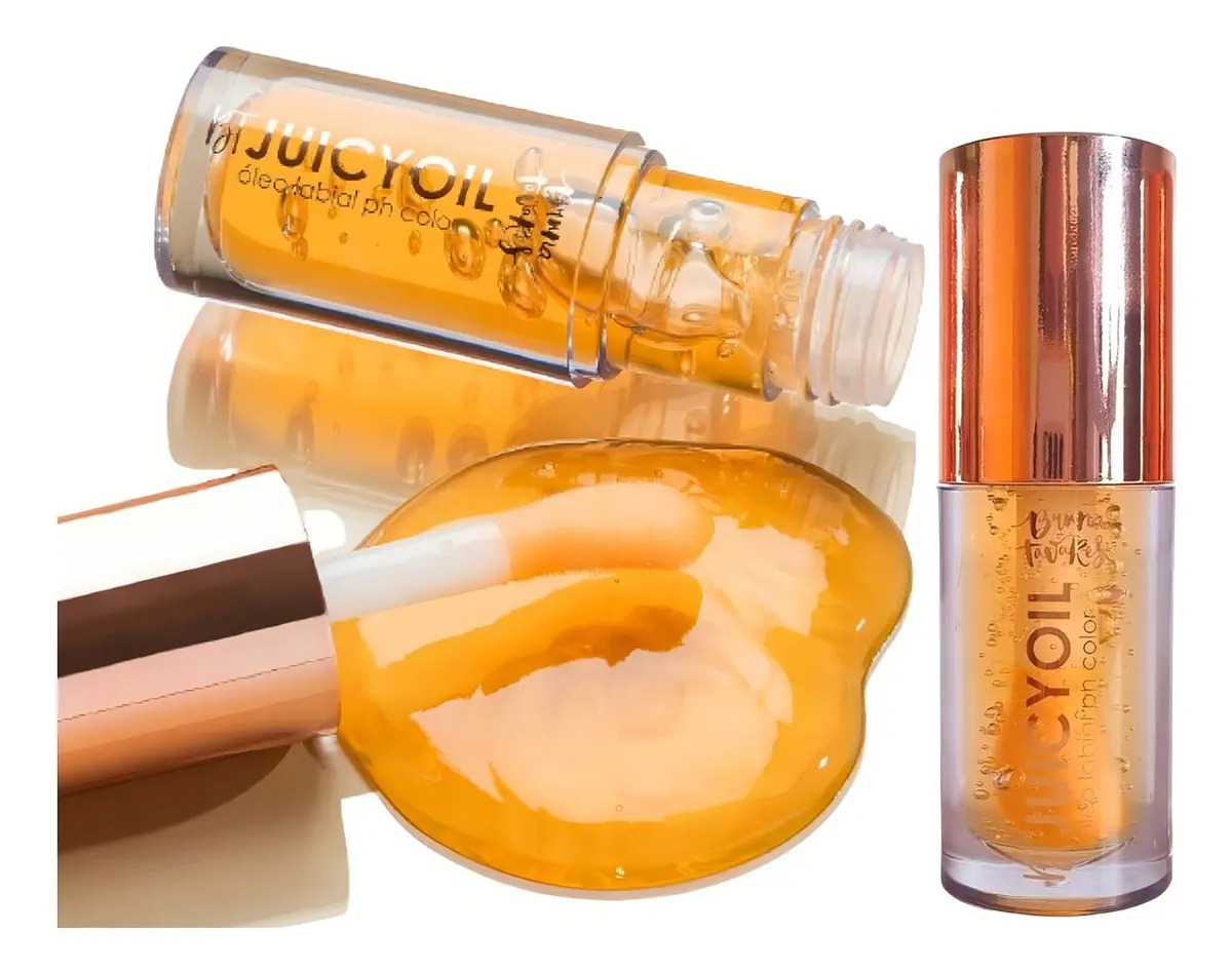 Brilho Labial Hidratante Gloss Juicy Oil Bruna Tavares Cor Pineapple