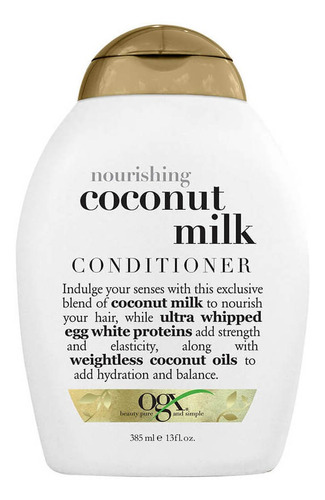Acondicionador Ogx Coconut Milk 385ml Marca Organix