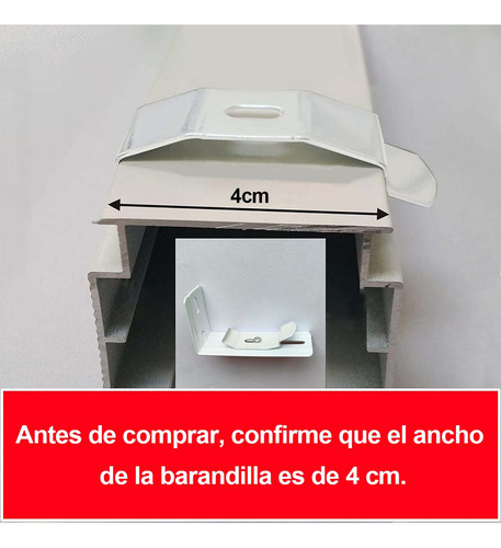8cm Soporte Cortina Roller-doble Función De Anclaje 12 Unid
