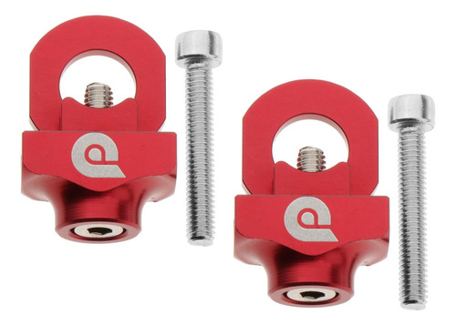 2x Tensor De Cadena De Aleación Compacta Para Bicicleta Bmx