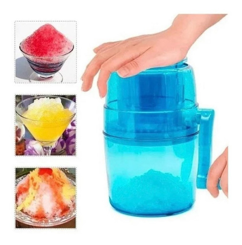 Imagen 1 de 4 de Picador Triturador Moledor Hielo Manual En Forma Granizado