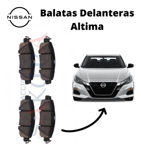 Jgo. Balatas Rda Del. Altima 6 Cil. 3.5 2019 Nissan Ceramica