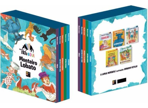 Libro Box - Monteiro Lobato - Col.tatu Bola De Lobato, Monte