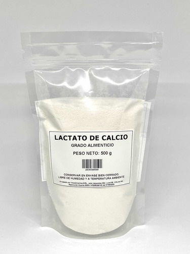 Lactato De Calcio - 500g