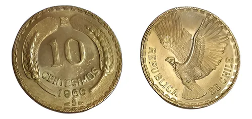 comprar Moneda Chilena 10 Centésimos Año 1966