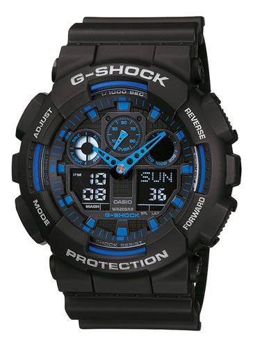 Reloj Casio G-shock Ga100-1a2 En Stock Original Con Garantia