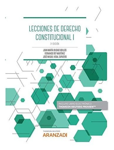 Lecciones De Derecho Constitucional I - Bilbao Juan Maria Re