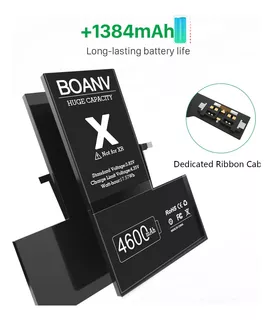 4600mah Battery For iPhone X (new Version), Boanv Ultra High