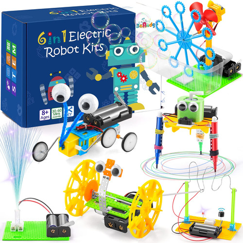 Kit Robotica Para Niños Mayores De 8 Aprendizaje Stem 6en1