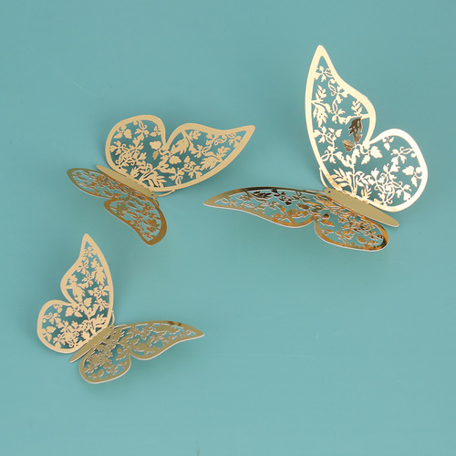 12 Pegatinas De Pared Con Forma De Mariposa En 3d, Extraíble
