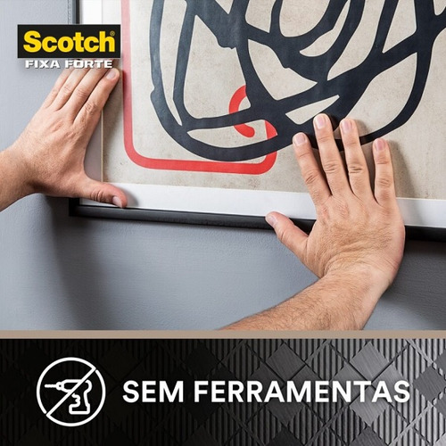 Fita Dupla Face Fixa Forte Espuma 3m 12mm X 1.5m