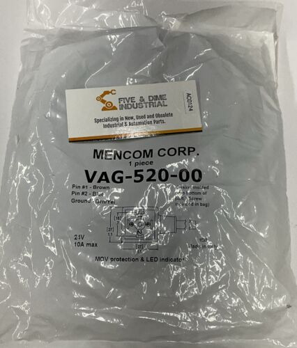 Mencom Vag-520-00 Solenoid Valve Connectors 3-pole With  Ggi