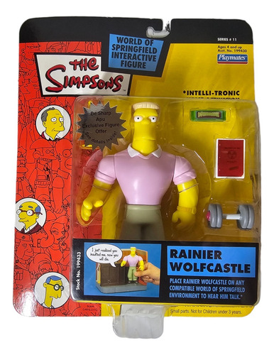 Los Simpsons Playmates - Rainer Wolfcastle Mcbain (Usado)