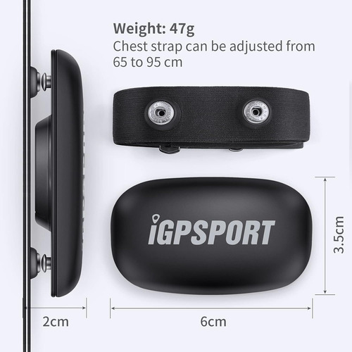 Sensor De Frecuencia Cardíaca Igpsport *hr40 Negro