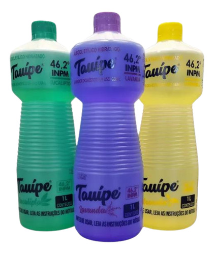 Limpador 46,2% Perfumado Lavanda Kit 3 Desinfeta Perfuma 1l