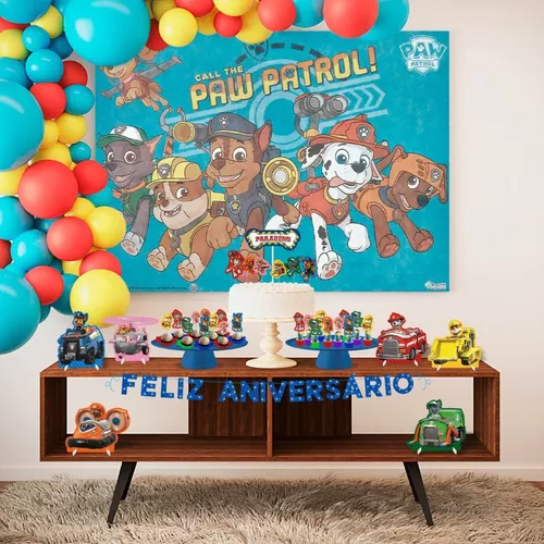 Festa Fácil Patrulha Canina Decoração Aniversário Infantil