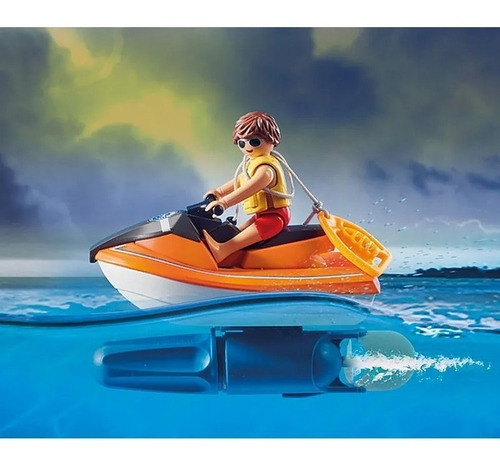 Increíble Playmobil 70489, Rescate De Ataque De Tiburón
