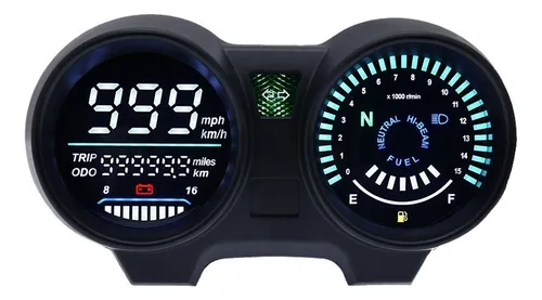 Cg150 Motocicleta Lcd Tacómetro Electrónico Código Meter