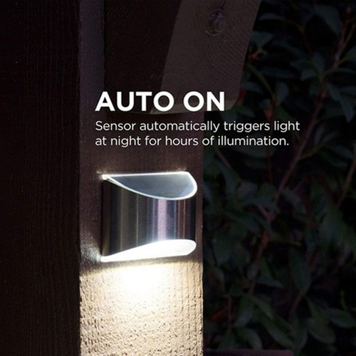 2pc Led Luz Solar Pir Sensor De Movimiento Impermeable Al Ai