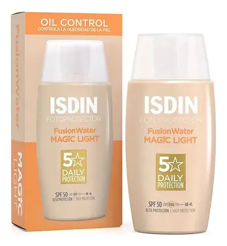 Fotoprotector Isdin Fusion Water Magic Color Ligth Spf 50 X 50ml