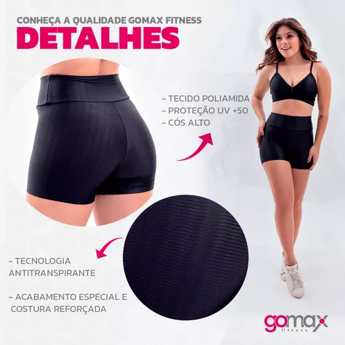 Calça Legging Rosa Para Corrida Não Marca Gomax Fitness