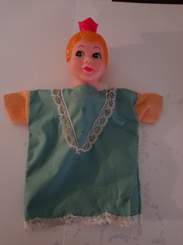 Imagen 2 de 2 de Antiguo Titere Princesa Cabeza De Goma