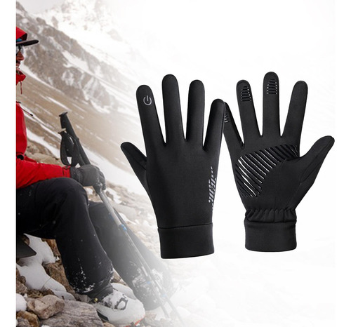 Guantes De Invierno Suaves Y Gruesos, Cálidas Para Correr,