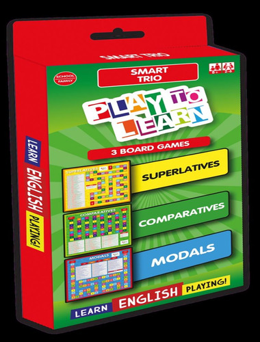 Play To Learn - Smart Trio - 3 Board Games