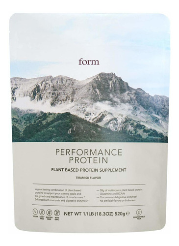 Form Performance Protein - Protena Vegana En Polvo - Perfil