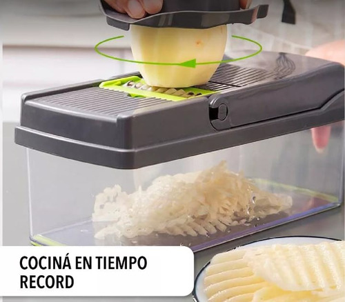 Mandolina Multifuncion Recipiente 15 Pzs