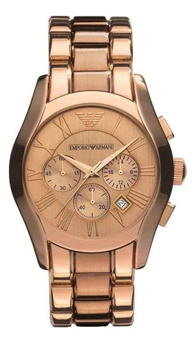 Reloj Armani Hombre Mujer Oro Rose Plata Acero Original Gtia