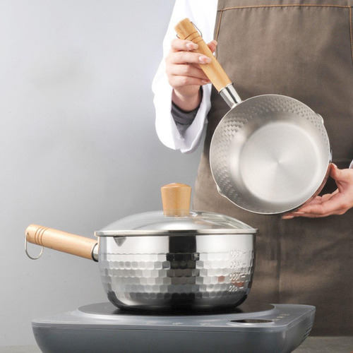 Cacerola Calentadora De Leche, Olla Para Cocinar 18 Cm