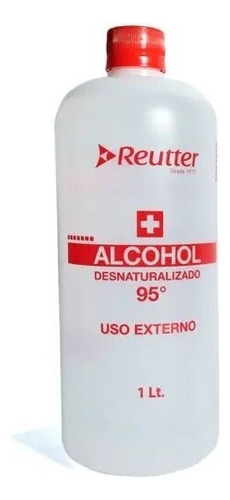 Alcohol Desnaturalizado 95° 1 Litro Reutter 1 Unidad