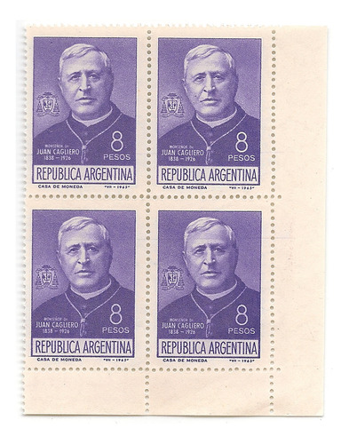 Argentina Gj 1334 M 717 Esp 903 P.a Variedad Mint M Gagliero