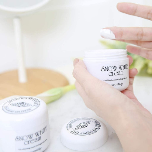 Imagen 6 de 6 de Crema Aclaradora Humectante Instantáneo Secretkey Snow White